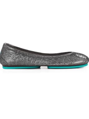 Tieks by Gavrieli ballet flats in Slate Gray embossed croc Sz 9